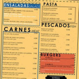 Tirmes Cardápio