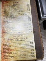 Alfie's Pizzeria menu