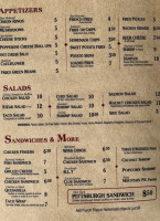 Pirates Cove Pub Grille menu