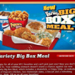 Kfc Cardápio