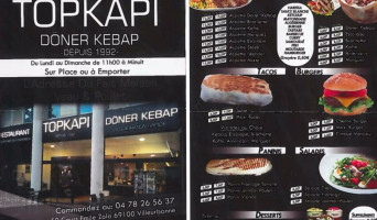 Topkapi food