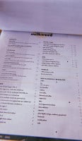 Milkweed menu