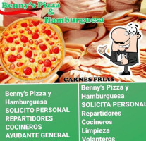 Benny's Pizza Hamburguesa food
