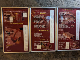 Restaurant Marmara menu
