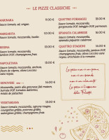 Piccola Italia menu