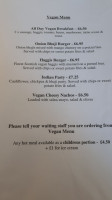 Glaisnock Guest House menu