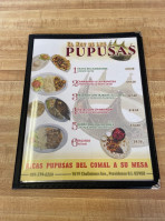 El Rey De Las Pupusas menu
