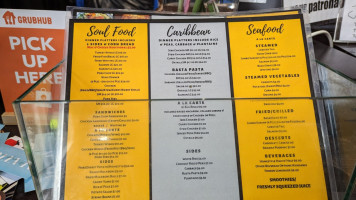 Soulful Foods menu