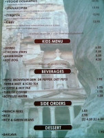 Sam's Gyros menu