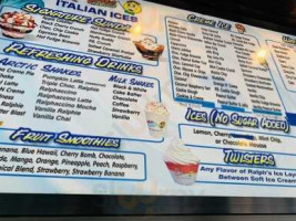 Ralph’s Famous Italian Ices menu