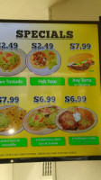 Tacos El Paisa menu