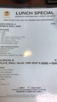 Saiwaii Ramen menu