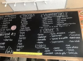 Santo Domingo Taqueria menu