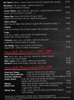 Sushi House menu