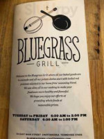 Bluegrass Grill menu