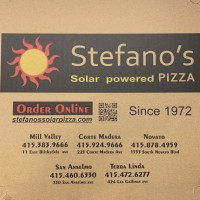 Stefano's Pizza menu