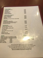 Tasty Thai menu