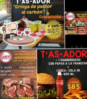 T'as-ador menu