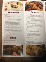 Taza Mediterranean Grill menu