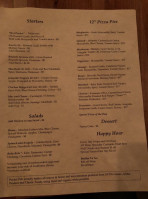 Pocket Pub menu