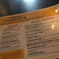 American Tandoor menu