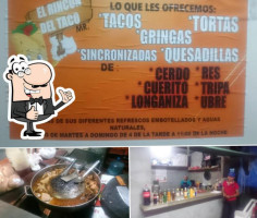 El Rincon Del Taco food