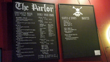 The Parlor menu