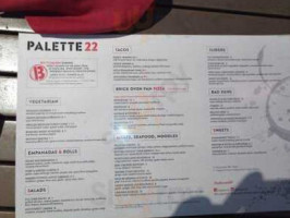 Palette 22 menu