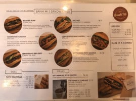The Los Angeles Banh Mi Company menu
