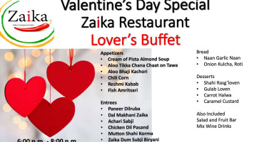 Zaika Indian Cuisine food