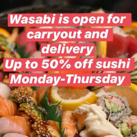 Wasabi Sushi Lounge food