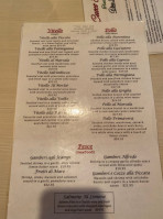 Cuoco Pazzo menu