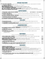 Arena Grill menu