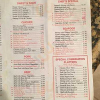 China Garden menu