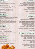 La Campagna Italian Cuisine And Catering menu