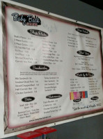 Baby Back Shak menu