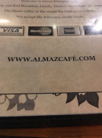 Almaz Cafe menu