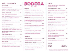 Bodega Canal food