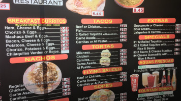 Los Albertoz Mexican Food menu