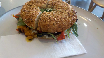 Huff Bagelry food