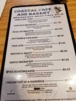 Coastal Cafe And Bakery menu