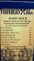 Founders Ale House menu