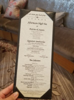 Empress Lounge menu