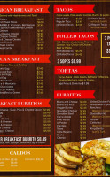 Los Reyes Mexican Food menu