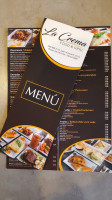 La Crema Food And Grill menu