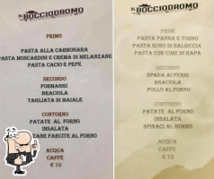 Al Bocciodromo menu