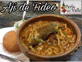 Perla Del Valle food