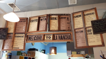 La Mancha Coffeehouse menu