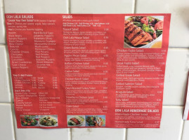 Ooh Lala Salads menu