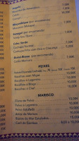 O Serrano menu